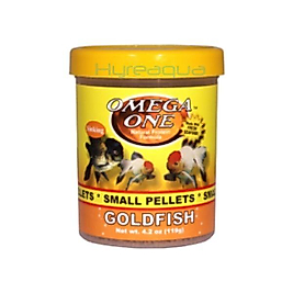 Omega One Goldfish Medium Pellets Balık Yemi – 119 gr 270 ml | Japon Balıkları İçin Orta Boy Pellet Yem