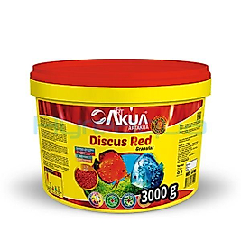 Artakua Discus Red | Granul Balık Yemi - 3000 gr Kova
