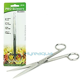 Ista Scissors Pro Düz Uçlu Bitki Kesme Makası – 17 cm | Akvaryum Bitkileri İçin Paslanmaz Çelik Makas