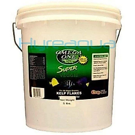 Omega One Super Colour Veggie Kelp Flakes | 100gr - Kovadan Bölme Bitkisel Pul Yem