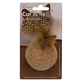 Eastland Hasır Tüylü Çıngıraklı Top-çap 6cm