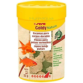 Sera Goldy Nature 100 ml 22 gr | Doğal İçerikli Japon Balığı Yemi