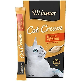 Miamor Cream Multi Vitamin Kedi Ödülü 6x15 Gr