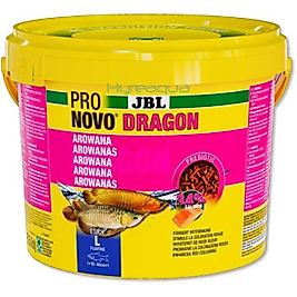 JBL Pro Novo Dragon L 5.5 Lt | Tropikal Etçil Balıklar İçin Yüksek Besin Değerli Stick Yem – 2000 gr