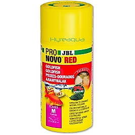 JBL Pro Novo Red Flakes M Balık Yemi – 45 gr | Renk Artırıcı Pul Yem, Orta Boy Akvaryum Balıkları İçin
