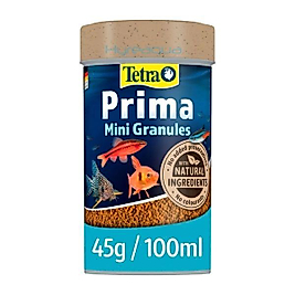 Tetra Prima Mini Granules 100 ml 45 gr | Dip Balıkları ve Cüce Türler İçin Granül Yem