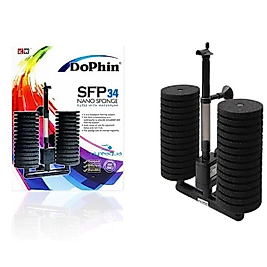Dophin SFP-34 Nano Sponge Motorlu Çiftli Pipo Filtre