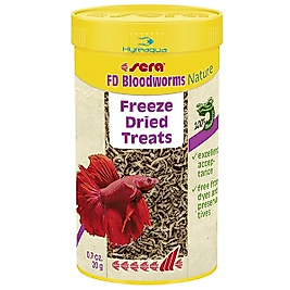 Sera FD Bloodworms - Kan Kurdu Nature 250 ml Kurutulmuş Balık Yemi