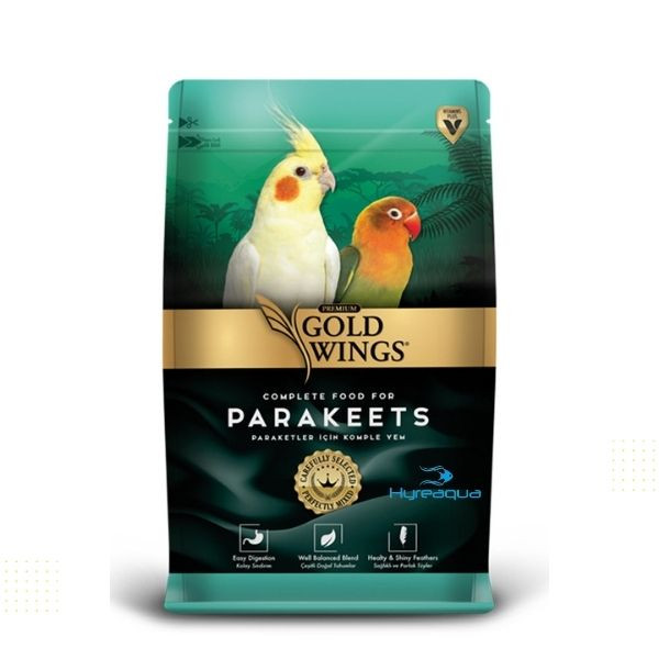 Gold Wings Premium Paraket Yemi 1 Kg