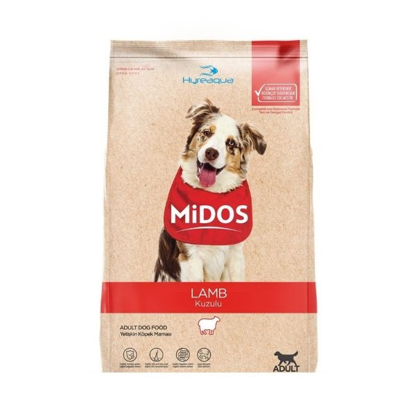 Midos Kuzu Etli ve Pirinçli Yetişkin Köpek Maması 3 kg