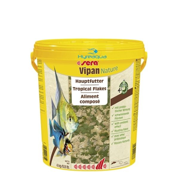 Sera Vipan Large Flakes Nature 21 Lt 4 kg Balık Yemi