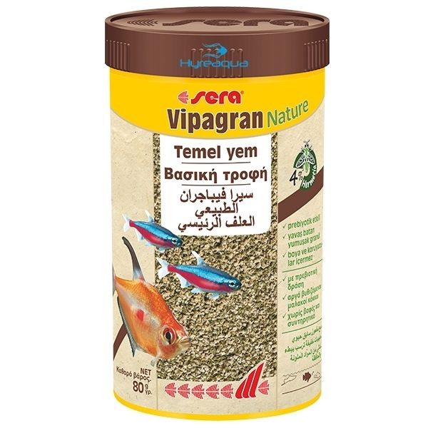 Sera Vipagran Nature 250 ml Balık Yemi