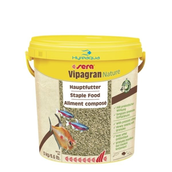 Sera Vipagran Nature 10 Lt 3 kg Balık Yemi