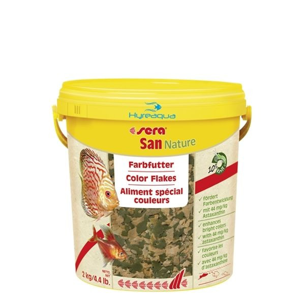 Sera San Nature 10 Lt/ 2 Kg Balık Yemi