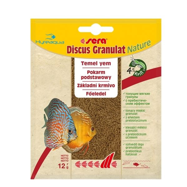 Sera Discus Granulat Nature 12 gr Balık Yemi