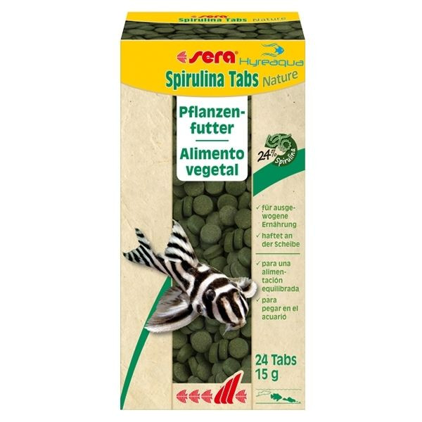 Sera Spirulina Nature 24 Tablet Balık Yemi