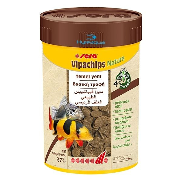 Sera Vipachips Nature Tablet 100 ml Balık Yemi