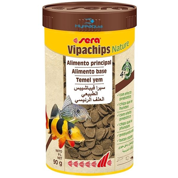Sera Vipachips Nature Tablet 250 ml Balık Yemi