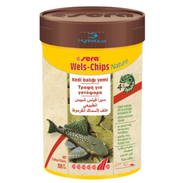 Sera Wels Chips Nature 100 ml Balık Yemi