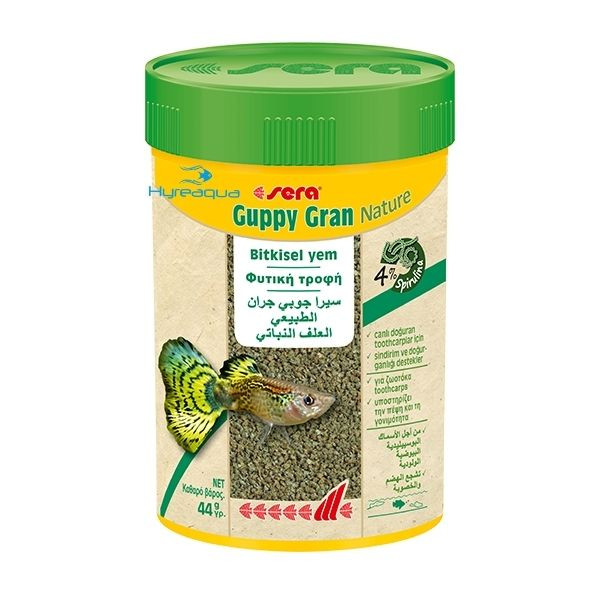Sera Guppy Gran Nature 100 ml Balık Yemi