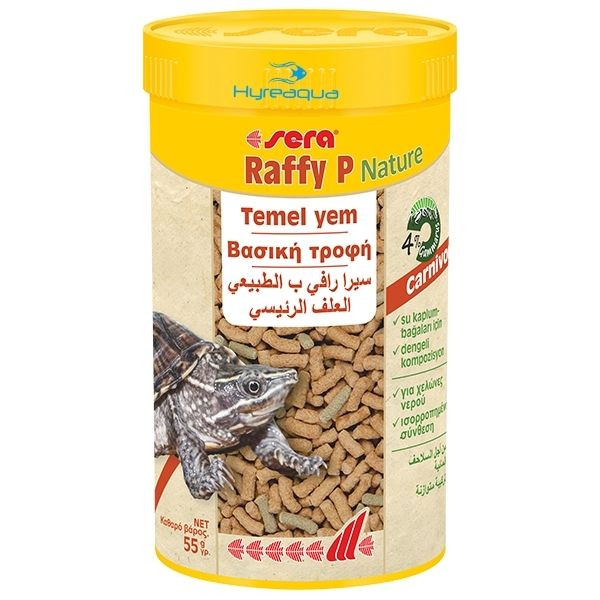 Sera Raffy P Nature 250 ml Kaplumbağa Yemi