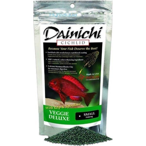 Dainichi Cichlid Veggie Deluxe 3 mm 50 gr Kovadan Bölme Balık Yemi