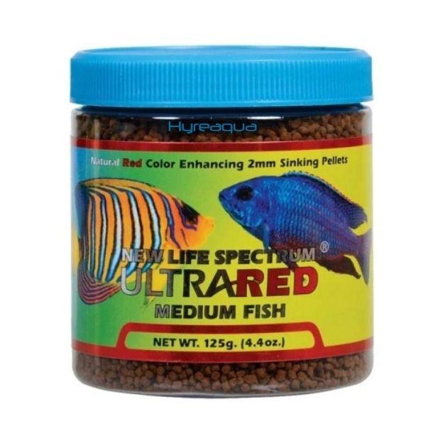 New Life Spectrum Ultra Red Medium 2 mm 125 gr Renklendirici Pellet Balık Yemi