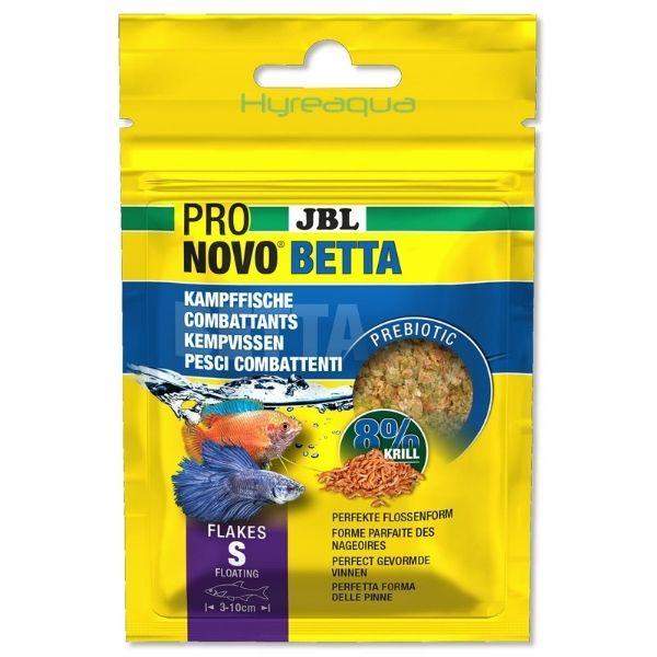 JBL Pro Novo Betta Flakes S 20 ml | Beta Balığı İçin Pul Yem – 6 gr