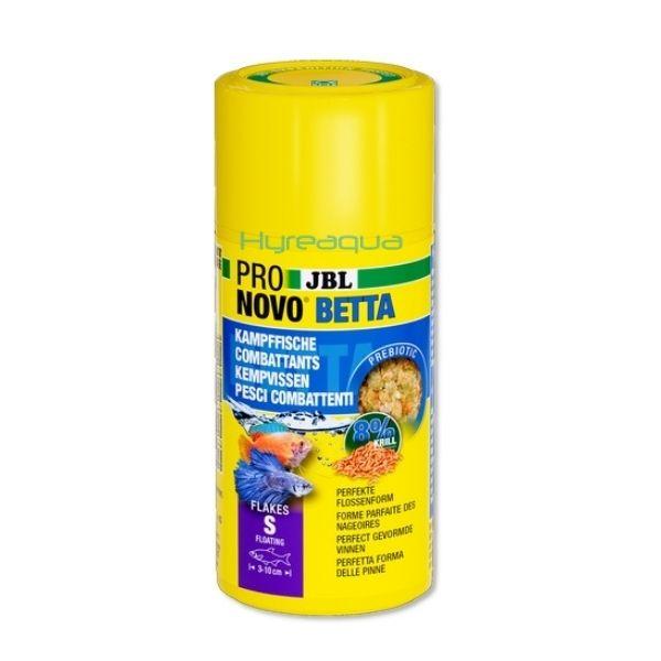 JBL Pro Novo Betta Flakes S 100 ml | Beta Balıkları İçin Pul Yem – 20 gr