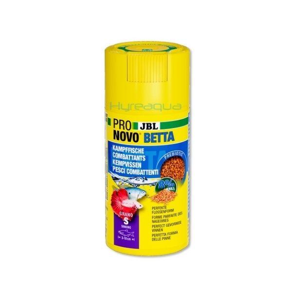 JBL Pro Novo Betta Grano S 100 ml | Beta Balıkları İçin Özel Granül Yem – 50 gr
