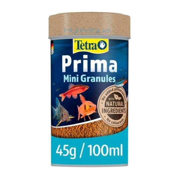 Tetra Prima Mini Granules 100 ml 45 gr | Dip Balıkları ve Cüce Türler İçin Granül Yem