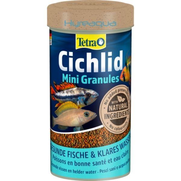 Tetra Cichlid Mini Granules Balık Yemi 250 ml – 110 gr | Küçük Cichlid Türleri İçin Mini Granül Yem