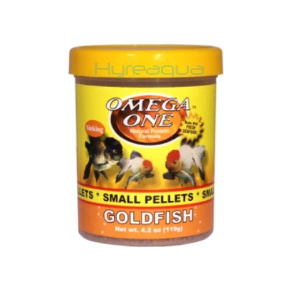 Omega One Goldfish Medium Pellets Balık Yemi – 119 gr 270 ml | Japon Balıkları İçin Orta Boy Pellet Yem