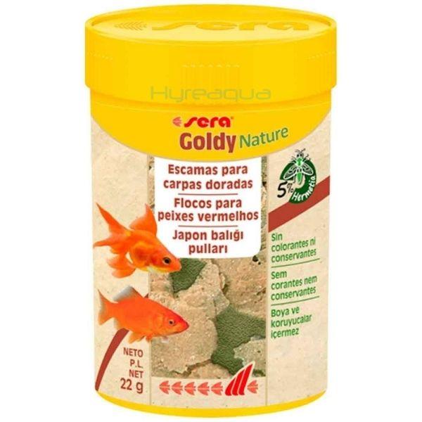 Sera Goldy Nature 100 ml 22 gr | Doğal İçerikli Japon Balığı Yemi