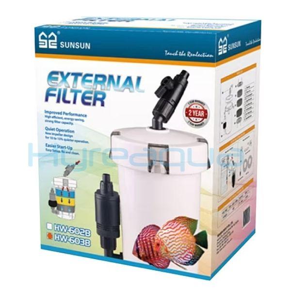 Sunsun HW 603B Dış Filtre 400L/H - 6W  | Akvaryum Dış Filtre