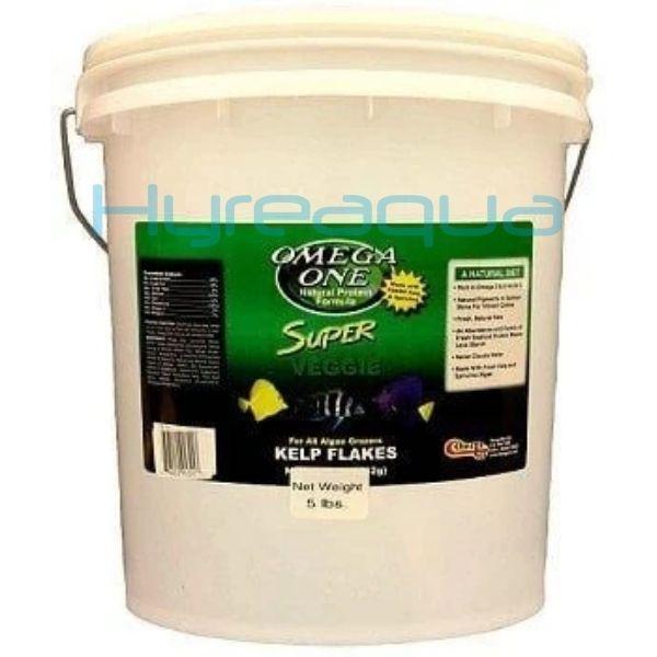 Omega One Super Colour Veggie Kelp Flakes | 100gr - Kovadan Bölme Bitkisel Pul Yem