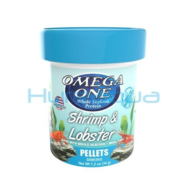 Omega One Shrimp & Lobster Pellets | Karides ve Kabuklu Yemi - 34 gr