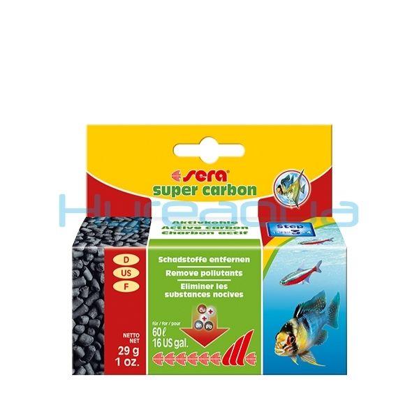 Sera Super Carbon | Akvaryum Filtre Malzemesi - 29 gr