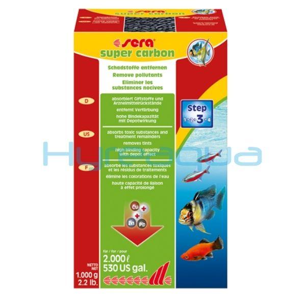 Sera Super Carbon | Akvaryum Filtre Malzemesi - 1000 gr