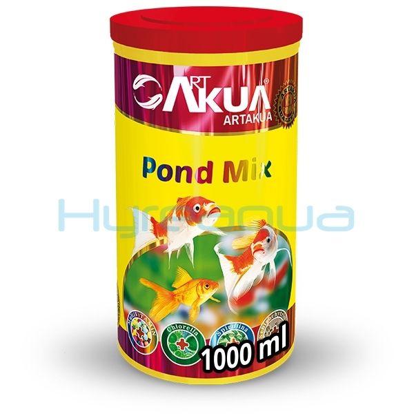 Artakua Pond Mix | Koi ve Japon Balığı Yemi - 1000 Ml 120 Gr
