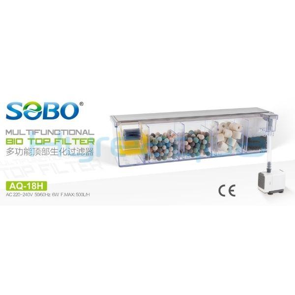 Sobo AQ 18H Bio Askı Filtre 500lt/h