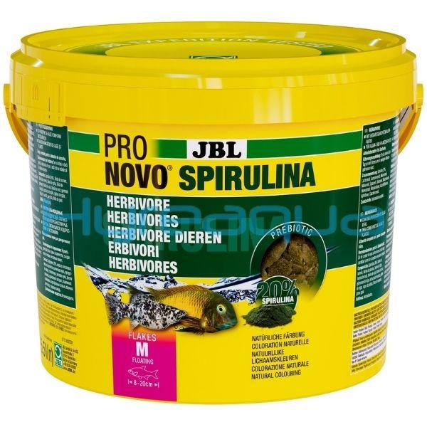 JBL Pro Novo Spirulina Flakes M 5,5 Lt 950 gr Pul Balık Yemi