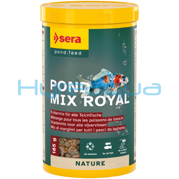Sera Pond Mix Royal Nature Havuz Balığı Karışık 1000 ml 185 Gr Pond Yem